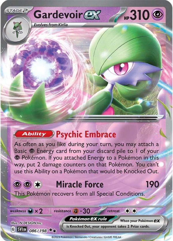 Gardevoir ex (086 198) [Scarlet & Violet: Base Set] Supply