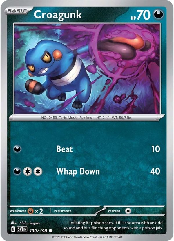 Croagunk (130 198) [Scarlet & Violet: Base Set] Discount