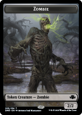 Zombie Token [Dominaria Remastered Tokens] Fashion