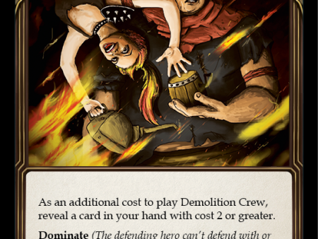 Demolition Crew (Red) [UZU010] (Outsiders Uzuri Blitz Deck) For Sale