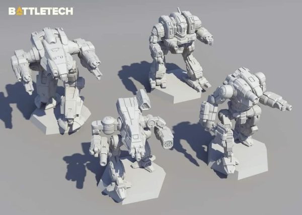 Battletech: Inner Sphere Heavy Battle Lance For Cheap