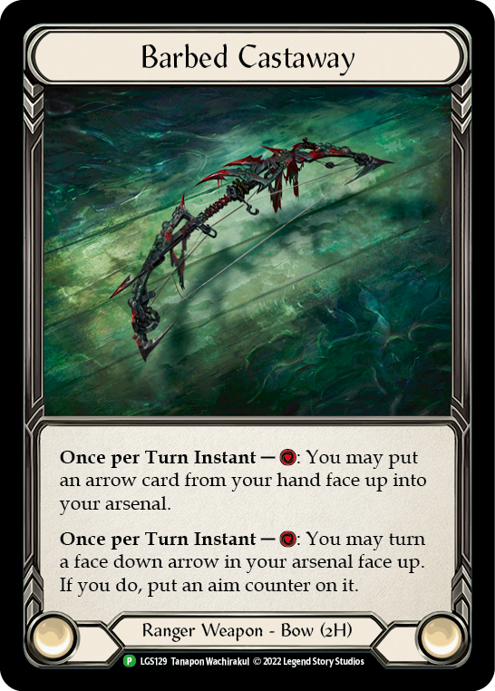 Barbed Castaway [LGS129] (Promo)  Cold Foil Discount