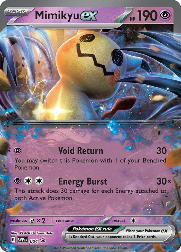 Mimikyu ex (004) [Scarlet & Violet: Black Star Promos] Sale