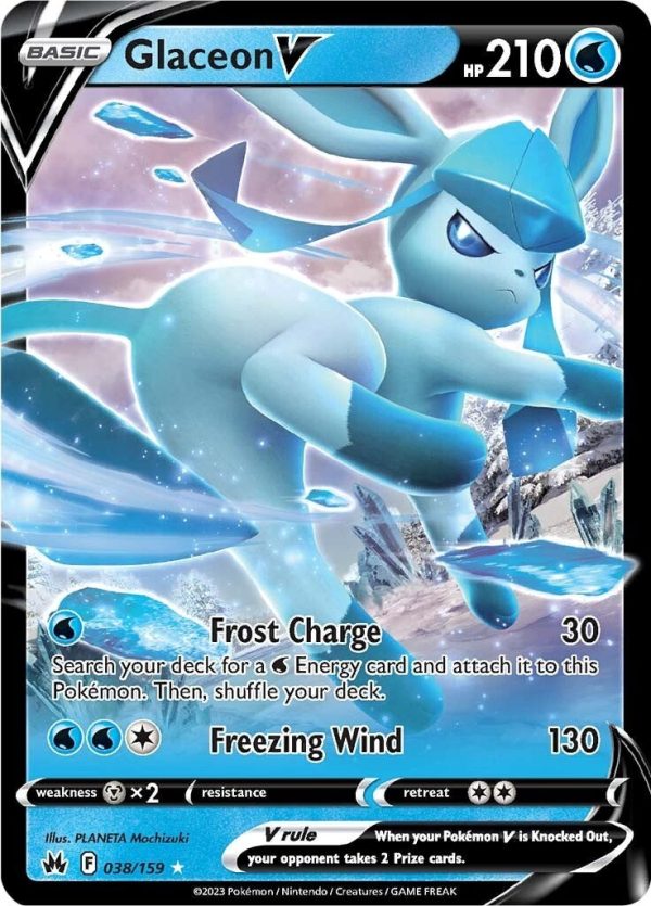 Glaceon V (038 159) [Sword & Shield: Crown Zenith] Online