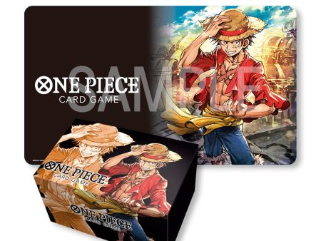 One Piece TCG Playmat and Storage Box Set For Cheap