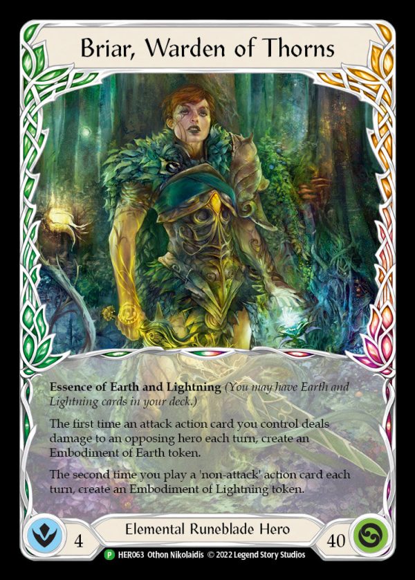 Briar, Warden of Thorns [HER063] (Promo)  Cold Foil Discount