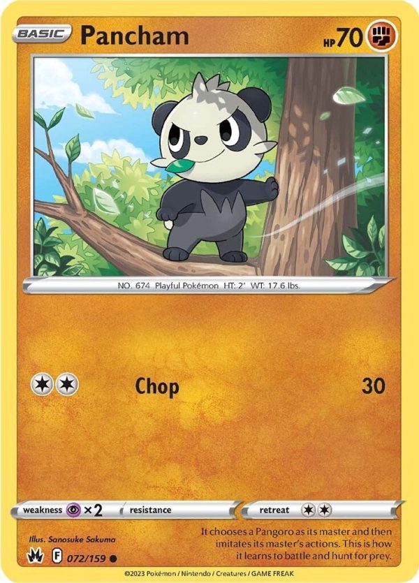 Pancham (072 159) [Sword & Shield: Crown Zenith] on Sale