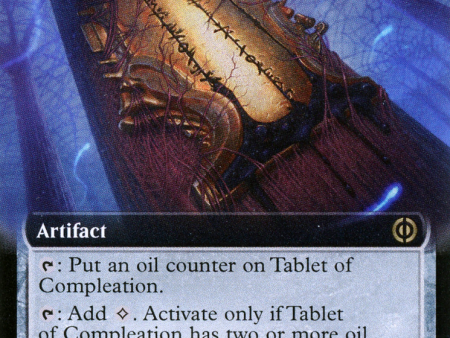 Tablet of Compleation (Extended Art) [Phyrexia: All Will Be One] on Sale