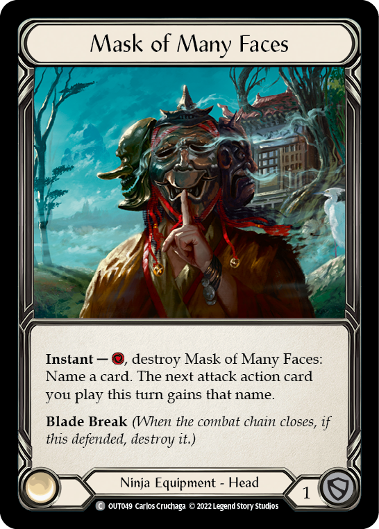 Mask of Many Faces [OUT049] (Outsiders)  Rainbow Foil For Discount