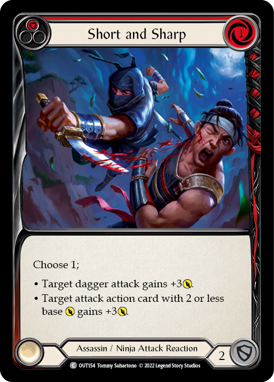 Short and Sharp (Red) [OUT154] (Outsiders)  Rainbow Foil For Cheap