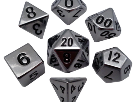 Metal Dice: Silver16mm Poly Set Hot on Sale