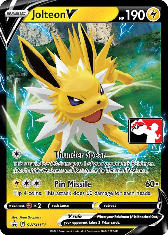 Jolteon V (SWSH151) [Prize Pack Series One] Supply