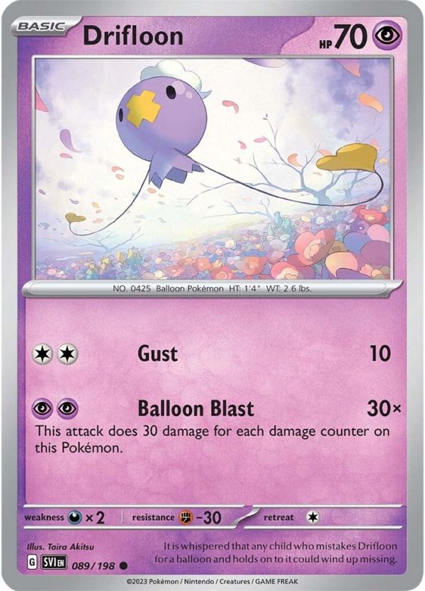 Drifloon (089 198) [Scarlet & Violet: Base Set] on Sale