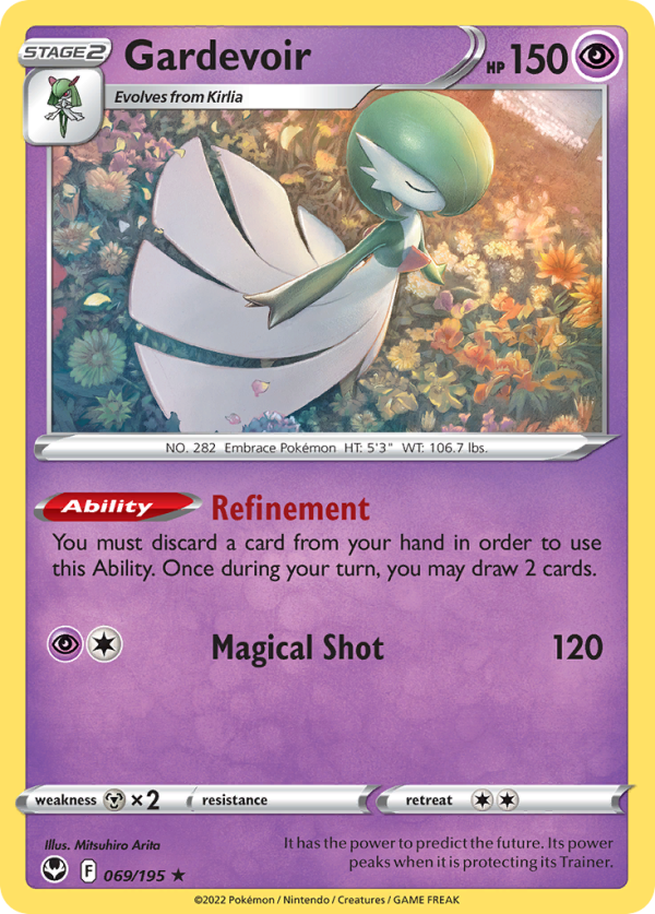 Gardevoir (069 195) (Theme Deck Exclusive) [Sword & Shield: Silver Tempest] Online Sale