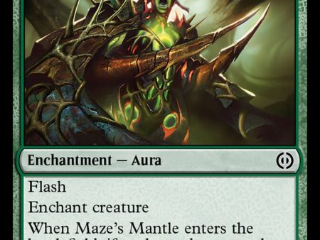 Maze s Mantle [Phyrexia: All Will Be One] Hot on Sale