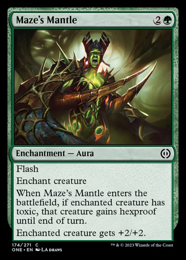 Maze s Mantle [Phyrexia: All Will Be One] Hot on Sale