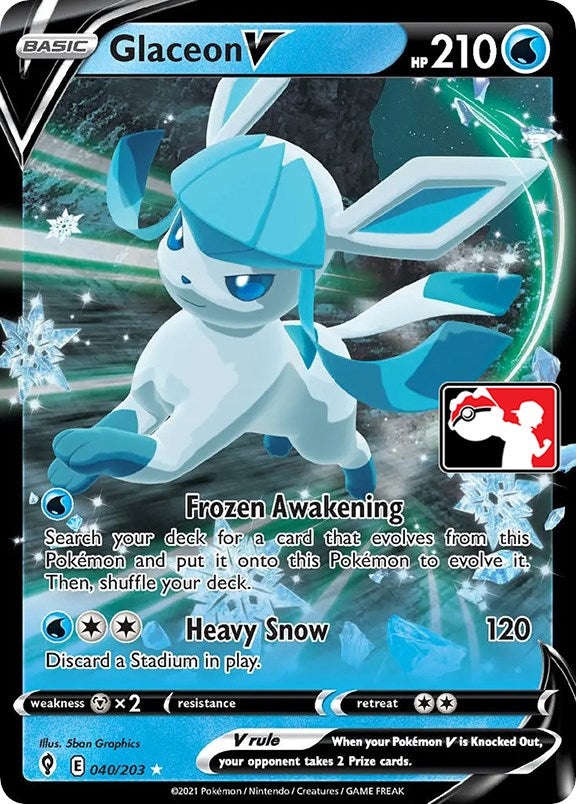 Glaceon V (040 203) [Prize Pack Series One] on Sale