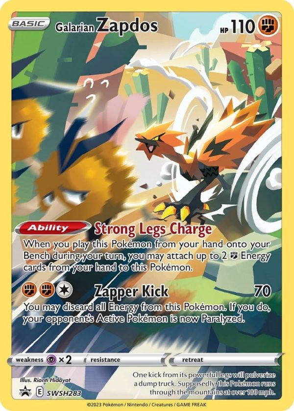 Galarian Zapdos (SWSH283) [Sword & Shield: Black Star Promos] Online now