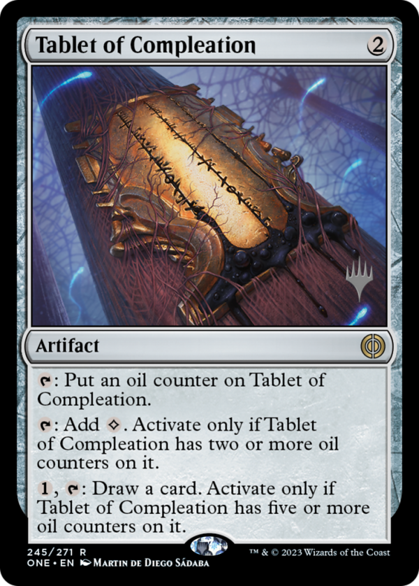 Tablet of Compleation (Promo Pack) [Phyrexia: All Will Be One Promos] Fashion