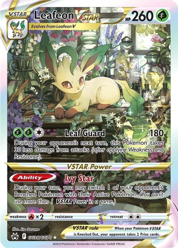 Leafeon VSTAR (GG35 GG70) [Sword & Shield: Crown Zenith] Discount