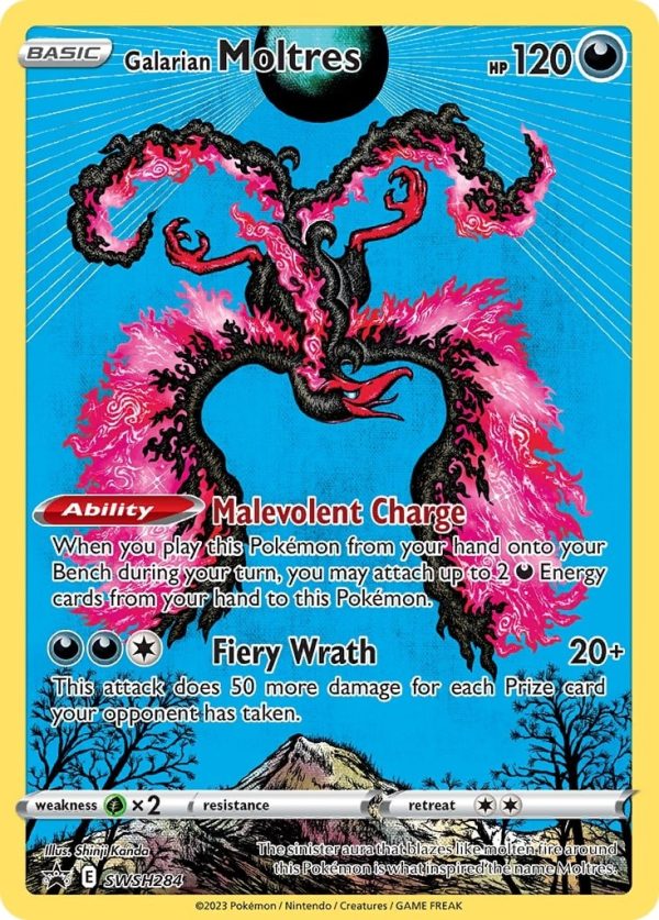 Galarian Moltres (SWSH284) [Sword & Shield: Black Star Promos] For Sale