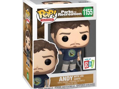 Andy w  Leg Casts - Parks and Rec Pop! 1155 For Sale