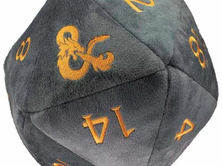 Dungeons & Dragons Jumbo Plush Dice D20 (Grey) Online Hot Sale