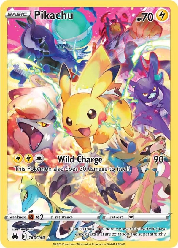 Pikachu (160 159) (Secret) [Sword & Shield: Crown Zenith] Cheap